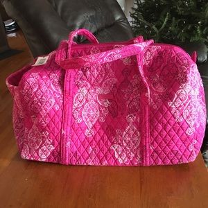 Stamped paisley large duffel